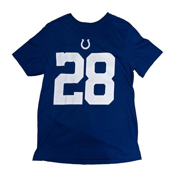 Nike Other - Nike Men's Indianapolis Colts Jonathan Taylor #28 Blue T-Shirt
